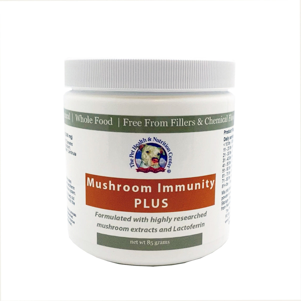 What is the difference for a dog between lion's mane and mushroom immunity plus?