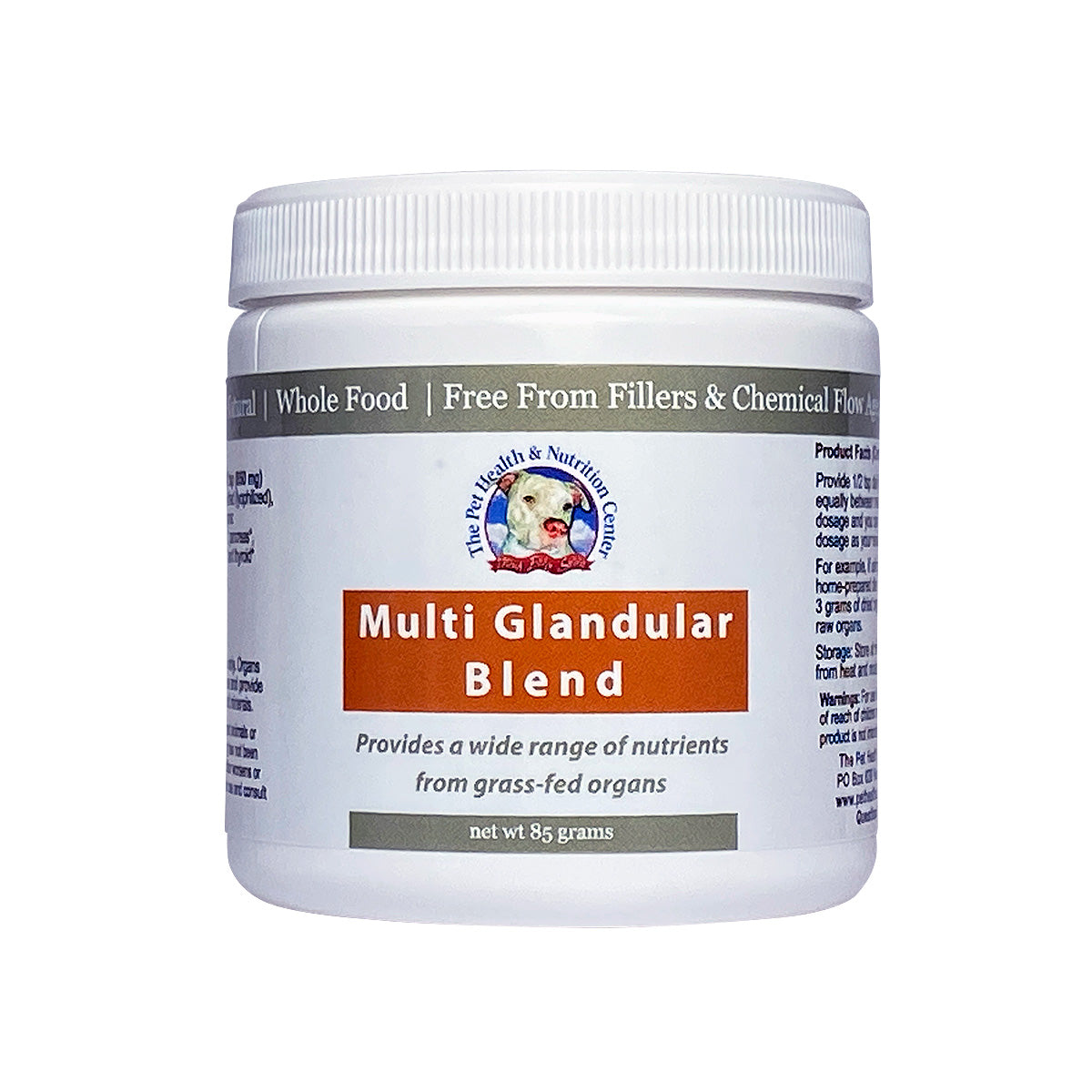 How much of the Multi Glandular Blend should be given to a 15lb cat?