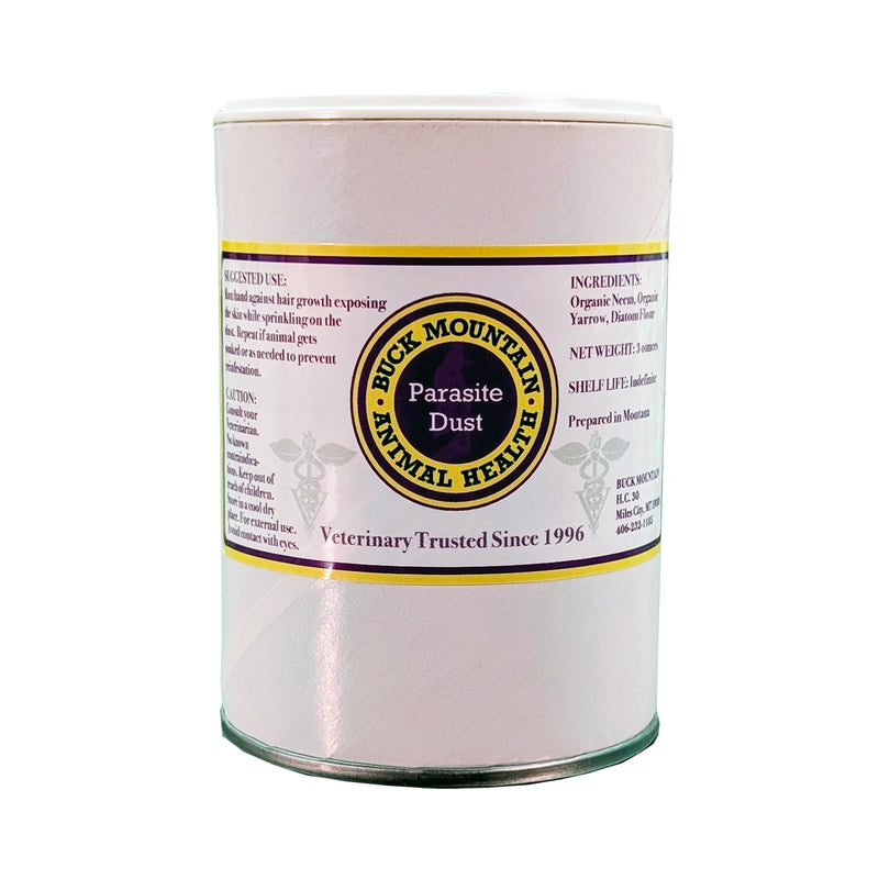 Buck Mountain Parasite Dust for Dogs and Cats